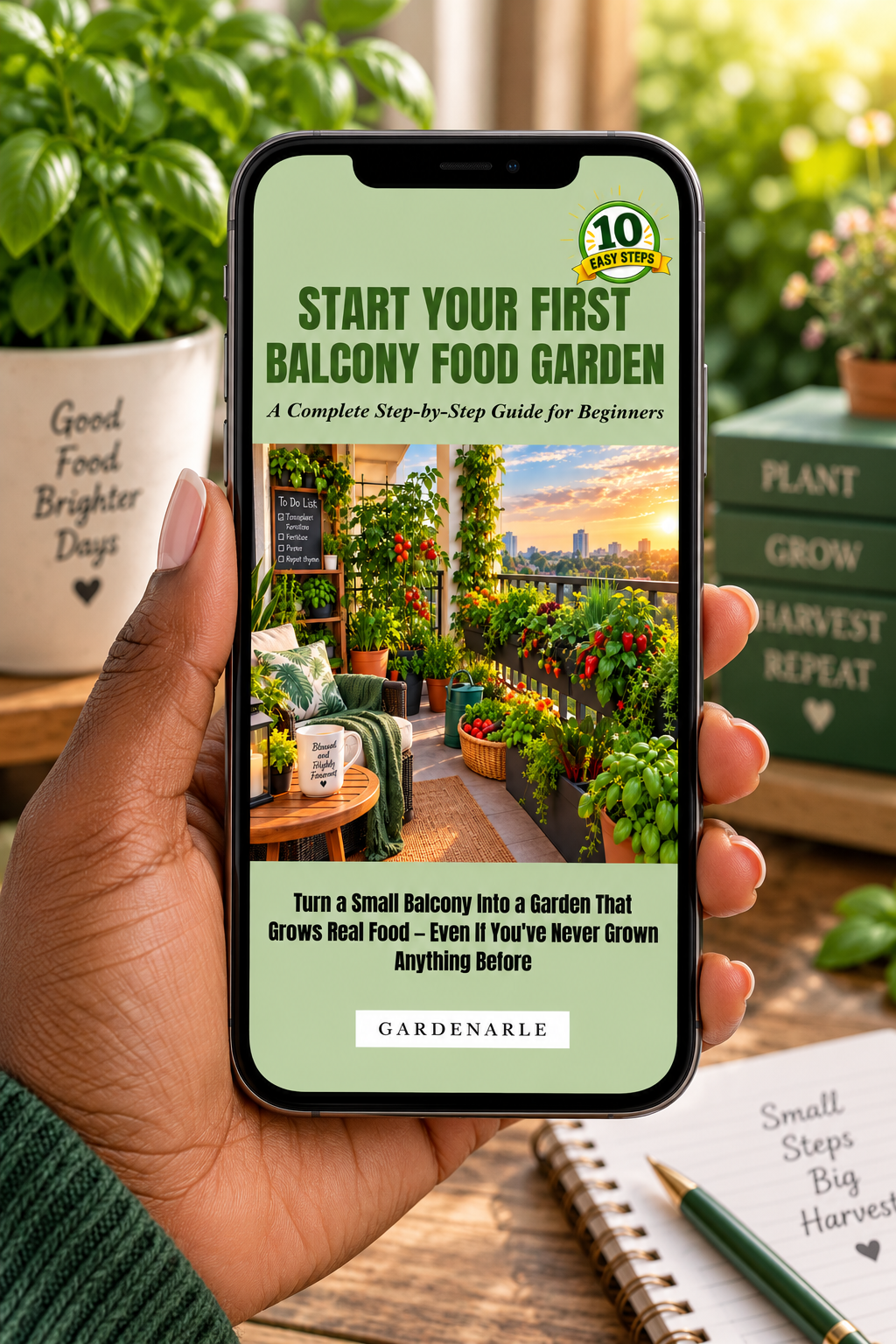 START YOUR FIRST BALCONY FOOD GARDEN