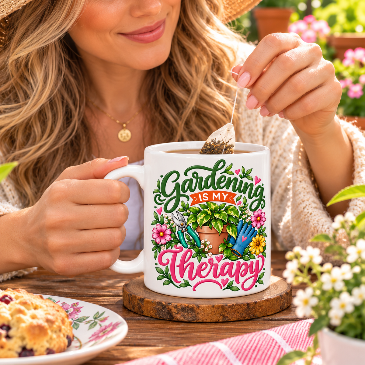 Gardening is my Therapy Mug