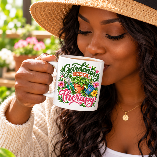 Gardening is my Therapy Mug