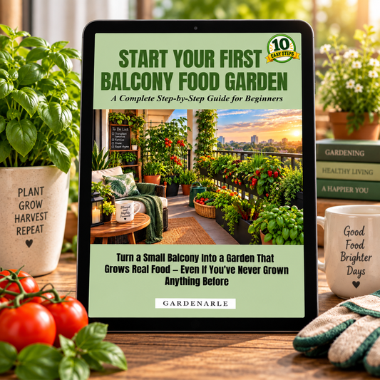 START YOUR FIRST BALCONY FOOD GARDEN