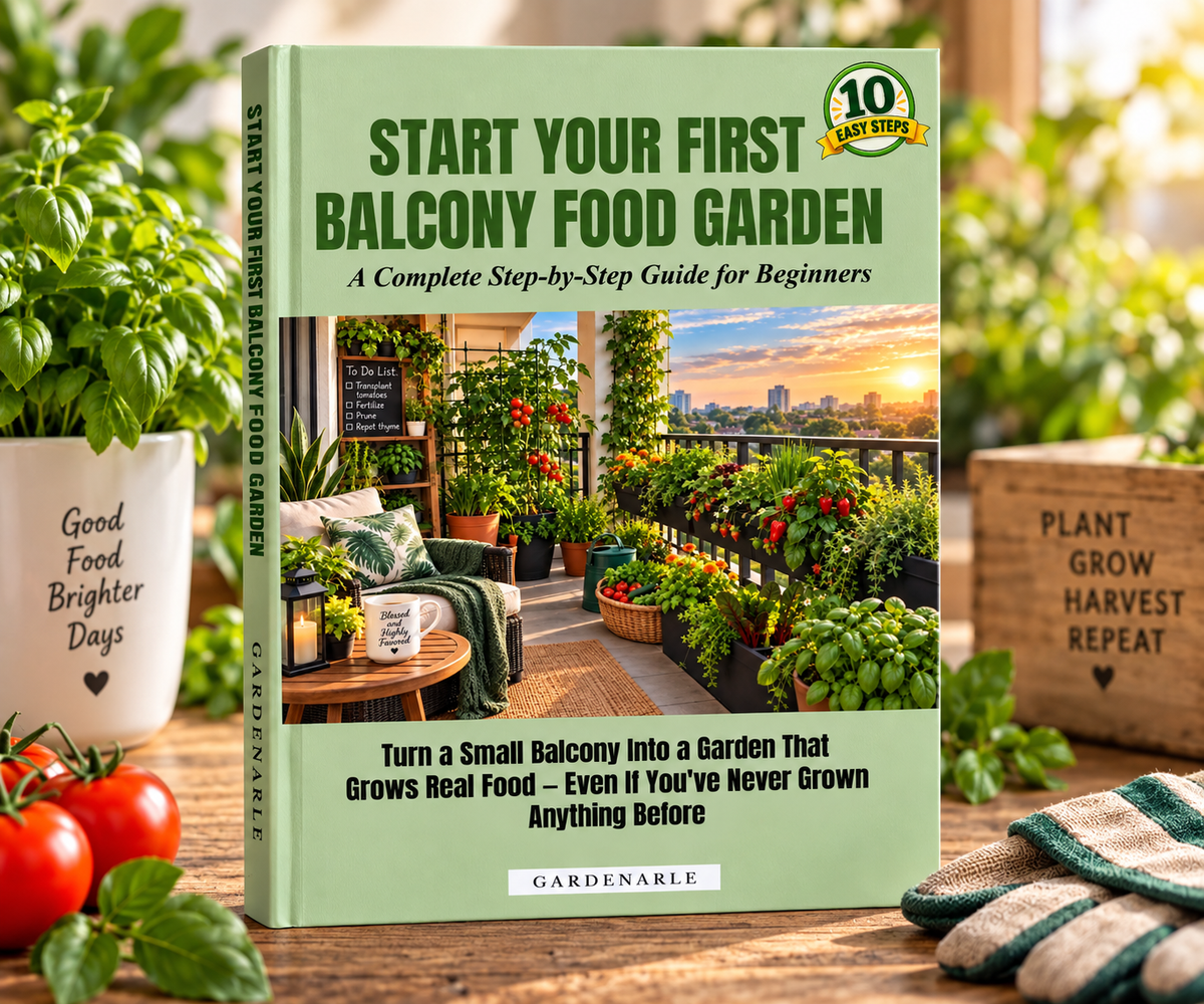 START YOUR FIRST BALCONY FOOD GARDEN