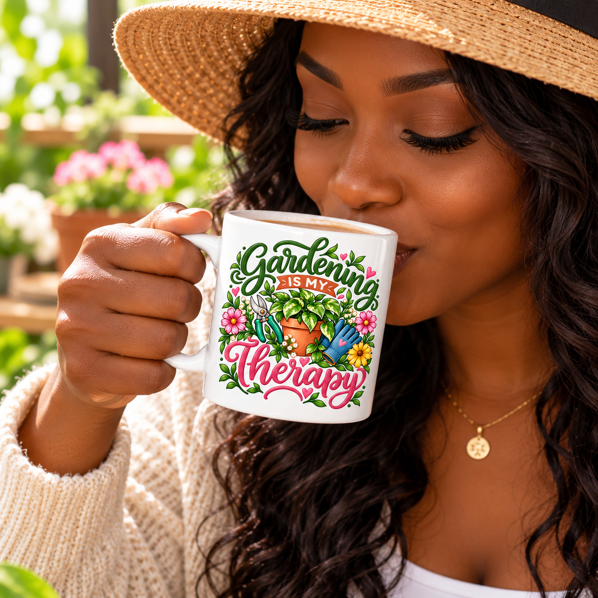 Gardening is my Therapy Mug