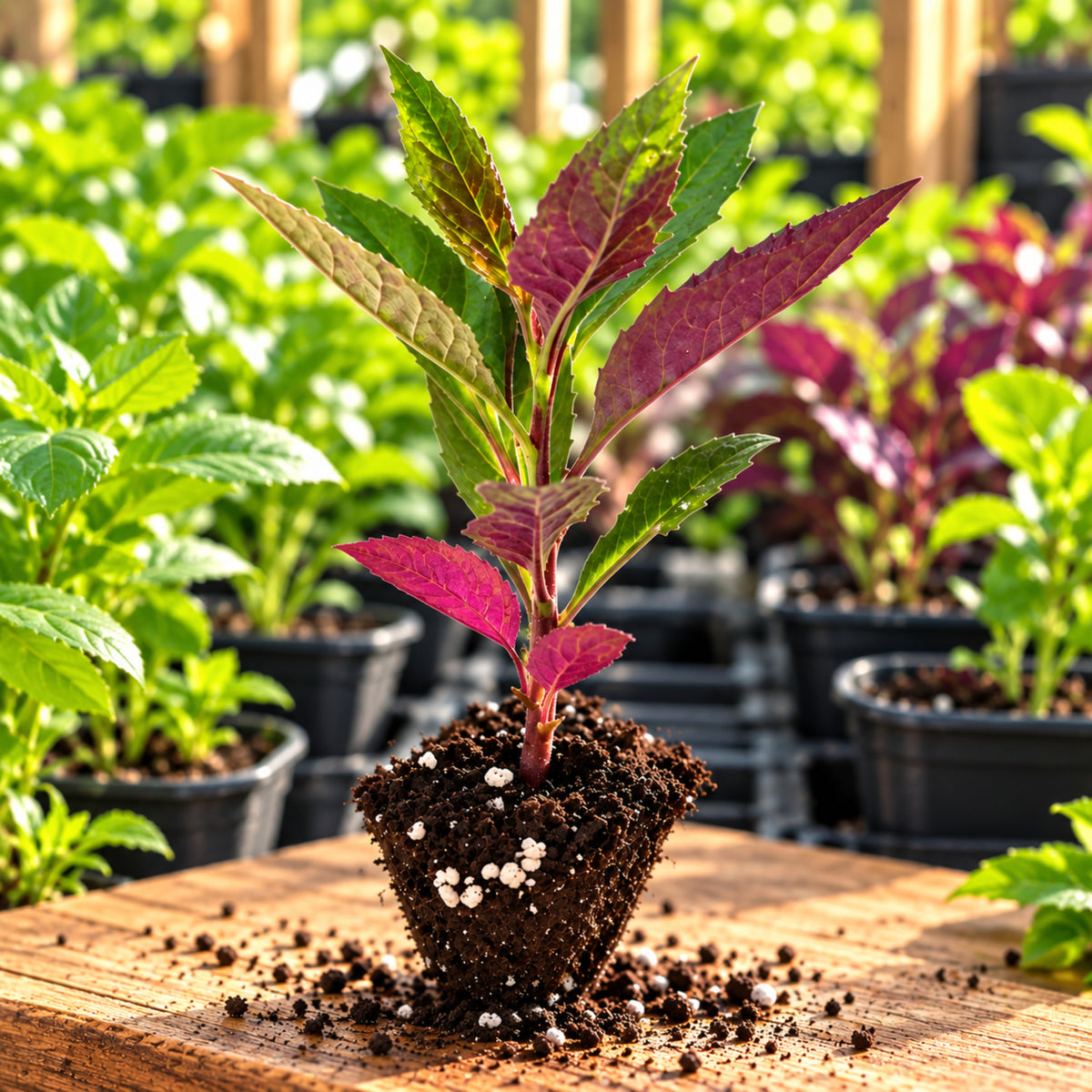 Organic Okinawa Spinach Starter Plants(4)